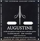 AUGUSTINE BLACK 4弦バラ弦単品×3本 クラシックギター弦 4弦のみのバラ弦です。