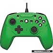 【連射/背面ボタン搭載】 CYBER ・ ジャイロコントローラー 有線タイプ ( SWITCH 用)グリーン