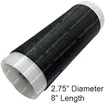 Cold収縮チューブ 2.75" Diameter - 6" Length ブラック HS-CS-275-6-3pk