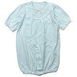 《年間定番》Babbun(バブーン)【日本製】天竺JQ無地コンビドレス 50cm ~ 60cm /サックス NO.KK-31-2500