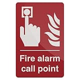 Fixman 764013 Fire Alarm Call Point Sign 100 x 150mm Rigid