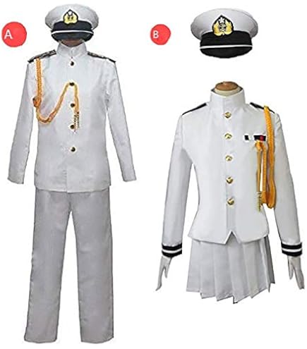 Amazon.co.jp: 【艦隊これくしょん 風】戦艦大和 海軍提督 コスプレ