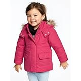 オールドネイビー OLD NAVY/ フードフロストフリージャケット パーティースターピンク アウターダウンジャケット 12～18ヶ月【並行輸入】