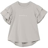 [ダンスキン] Tシャツ KIDS TULLE SLEEVE TEE トープグレー 110