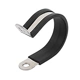 DealMuxの32ミリメートルDiaのゴムライニングR形のステンレス鋼のホースチューブとパイプのクリップクランプケーブル