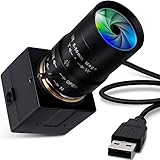 ELP ウルトラHD 4K WEBカメラ バリフォーカル HD 5-50mmレンズ ズームウェブカメラ 3840X2160@30fps USBミニカメラ CMOS IMX317センサーカメラ付き 2016P USB UVC会議Webカメラ 800万画素4K PC 外付けカメラMac/Windows/Linux/Raspberry Pi対応 USB4K03-SFV(5-50mm)