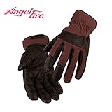 BSX AngelFire エンジェルファイア グレイン キッドスキン (若ヤギ表革) / フレームレジスタントコットン (難燃性コットン) TIG 溶接用 グローブ レディース 女性用 (M)