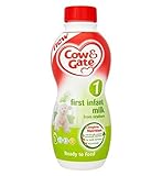 Cow & Gate 1 First Milk Liquid - Ready to Feed Formula 1 Litre (Pack of 2) - 牛＆ゲート1最初のミルクの液体 - 式1リット