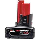 Genuine Milwaukee 48-11-2440 New M12 12v Red Lithium XC 4.0 Ah Battery [並行輸入品]