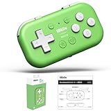 [国内正規品/2025年版] 8Bitdo Micro Bluetooth コントローラー ゲームパッド Switch/Android/Raspberry Pi 用 超小型 ワイヤレスコントローラー ポケットサイズ 超軽量 片手デバイス 左手デバイスキーボードモード キーマッピング 対応 【日本語取扱説明書 付】 (グリーン)