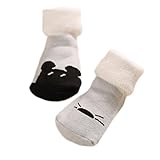 3ペアノンスリップ新生児幼児靴下暖かい薄型ノンスキッドストッキングベビーギフト1-2歳の赤ちゃん-A06