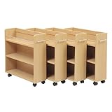 押入れ収納シリーズ『クローゼットラック4個組(SGT-0091SET)』【JKP】ナチュラル(#9899595)サイズ(1個)：幅61×奥行19×高65.5cm