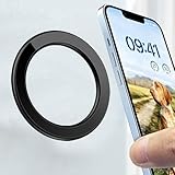 【2個入り】magsafe スタンド 磁力スマホ壁ホルダー magsafe シール magsafe 壁掛け Magsafe対応 強力粘着マグネットステッカー magsafe車載ホルダー iPhone17/16/15/14/13/12シリーズ対応 車/浴室/オフィス用/お風呂/キッチン/玄関 360°回転 スマホ壁掛け ブラック