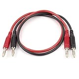 uxcell DIY 4mm テスト　オス　バナナ　プラグ　 アダプター 0.5M 　　2個