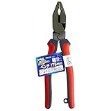 (業務用5個セット) trad パワー圧着ペンチ（DIY 工具 プライヤー） TPP-175mm レッド＆グレー