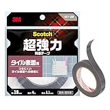 3M スコッチ 超強力両面テープ タイル表面用 幅19mm長さ4m SST-19R