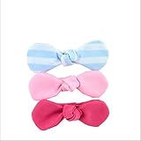【Nelson- JP 】★新品登場★ヘアバンド ベビー 新生児 赤ちゃん ヘッドバンド 髪飾り 3点セット コットンリボン ヘアアクセ ヘアアクセサリー 出産祝い 髪飾り リボン カチューシャ おし
