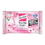 クイックル マジックリン ワイパー フロア用掃除道具 立体吸着ウエットシート ローズの香り 16枚