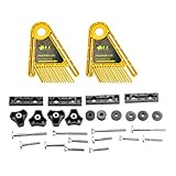 perfk ダブルフェザーボード テーブルソー ルーター用　マイター ゲージスロット　木工ツール