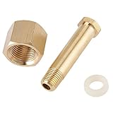 CGA-320　減圧弁用/圧力調整器用弁アクセサリー ナット　ニップル　ワッシャ　15MPa　CO2レギュレータのバルブ用