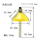 ディグラム dm12718 角面45度ビット1/4(刃径35.5mm)