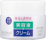 Pure Natural (ピュア ナチュラル) クリームエッセンス モイスト 100g 保湿クリーム 美容液 クリーム 2in1 乾燥対策 セラミド ヒアルロン酸 コラーゲン アミノ酸 スキンケア