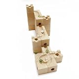 Advanced 60pcs アドバンス ビー玉積み木 スタンダード ボールトラック (ブナ)
