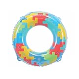 【HIOKI/ヒオキ】ブロックロボウキワ 60cm WN6960 704256 ロボ ブロック柄 浮き輪 子供用 浮き輪 ウキワ プール 海