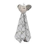 Finn + EmmaベビーRattle Lovie、100 %有機、環境に優しい、とフェアトレード、NewbornsまたはToddlersに安全、Kellan The Elephant