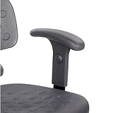 Safco 6683 - Rubberized Adjustable T-Pad Arms