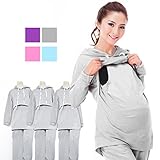 マタニティー服4着セット福袋/マタニティ/授乳口付きルームウェア/ママパジャマ/春夏秋冬