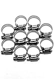 (AFROMARKET) ホースバンド ステンレス ねじ ハウジング 10個セット SUS304 14-27㎜