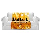 ブランケットウルトラソフトFuzzy 4サイズ！DIANOCHEデザインからby Angelina Vick City lll Fort Worth TexasホームDecor Unique Desi