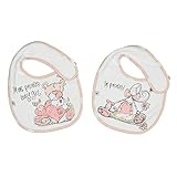 Tracey Russell Set of 2 Baby Bibs Precious Baby Girl by Widdop Bingham