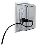 LectraLock - Baby Safety Electrical Outlet Cover - GFCI Style (2-screw type) - Medium Cover [並行輸入品]