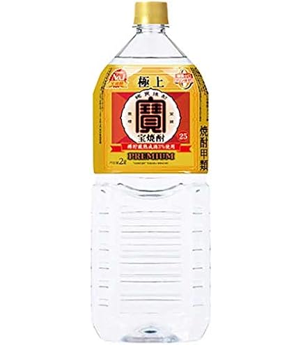 Amazon.co.jp: 極上 宝焼酎 25度 4000ml 4L エコペット 3本 焼酎 甲類