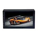 KUNFINE 7 インチ ユニバーサルAndroid10オートラジオ カーナビゲーション カーステレオプレーヤー2.5DスクリーンGPSラジオ汎用 RAM 1G ROM 32G 日産プラグ付き