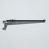 エレメントシステム 【LAMP】 スガツネ 棚受 (木製棚板用) 《10300-00027》 焼付塗装 / ブラック D:230mm 収納 スペース 整理整頓 もってこい 【2本/セット】