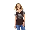 NHL Dallas StarsレディースクルーネックTee、ブラック、大