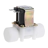 Kangnice 3 / 4 " AC 220 V PP N / C電動ソレノイドバルブ水コントロール切替弁デバイス