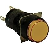 IDEC:IDEC φ16丸形照光押しボタンスイッチ AL6M-M14Y 型式:AL6M-M14Y