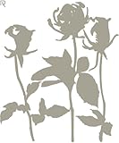 マイサ ハル インテリアステッカー ローズ スモールサイズ ファーバッファロー