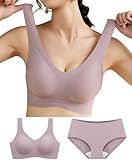 [Tophana] 【バストサロン監修】 ノンワイヤーブラ シームレスブラ ぶら 【超柔らかいゼリー生地】 ノンワイヤー ブラジャー スポー