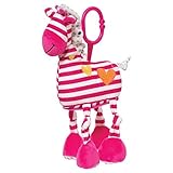 Manhattan Toy Brights Baby Activity Toy with Discovery Mirror, Pink Giraffe [並行輸入品]