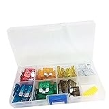 MIRACLE ヒューズ 7種類 各10個 計70個 セット 低背 平型 ミニ 予備 スペア 自動車 ケース クリップ (スタンダード平型ヒューズセット) MC-FUSE7-ST