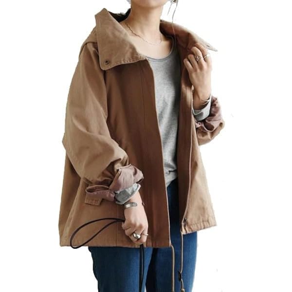 Amazon | [かぐれ] ウールステンカラーショートコート | コート