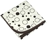 Kushies Receiving Blanket, Cream Crazy Bubbles by Kushies