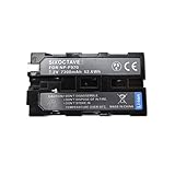 【str】Sony 多機種対応NP-F970/NP-F960 大容量7300mah 対応残量...