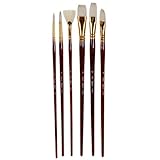 Bulk Buy : Darice DIY Crafts Studio 71 Bristleブラシセット6ピース( 3 - Pack ) 98400 – 2