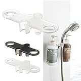 シャワーラック ユニットバス シャワーホルダー ディスペンサーホルダー シャンプーラック ディスペンサーホルダー ルクス(ホワイト)